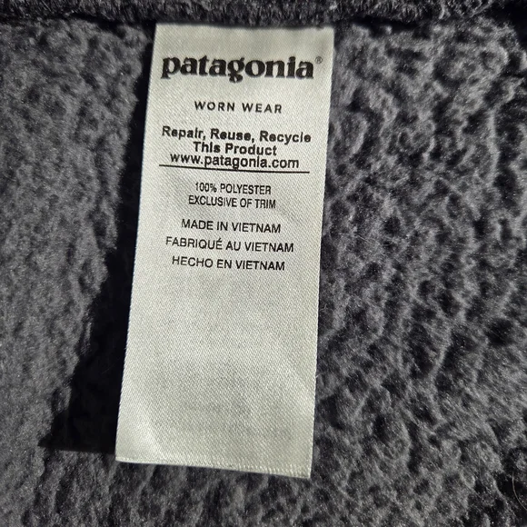 Patagonia Men's Reclaimed Fleece Hoody Size Medium - Picture 14 of 14